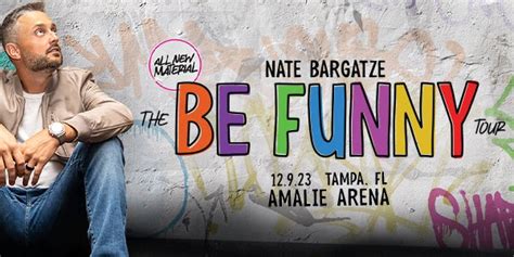 Release - Comedian Nate Bargatze Announces 2023 Tampa Tour Stop | Amalie Arena