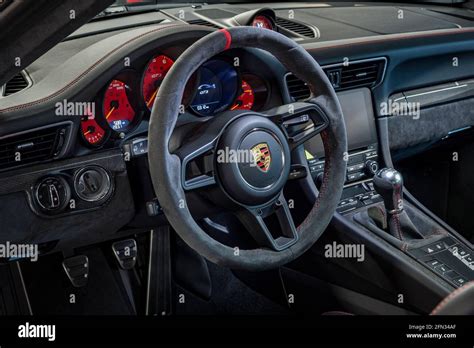 Porsche GT3 interior Stock Photo - Alamy