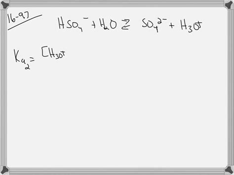 SOLVED:Sodium Hydrogen Sulfate, NaHSO4, Is An Acidic Salt