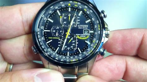 Citizen Eco Drive Blue Angels World Chronograph Manual - ponoj