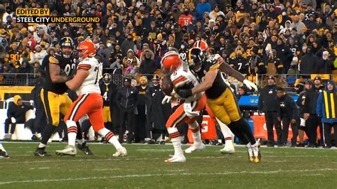 Plays of the Year: T.J. Watt tattoos Baker Mayfield for fourth sack of ...