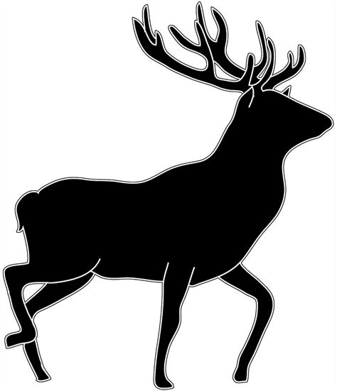 Deer Head Silhouette Outline at GetDrawings | Free download