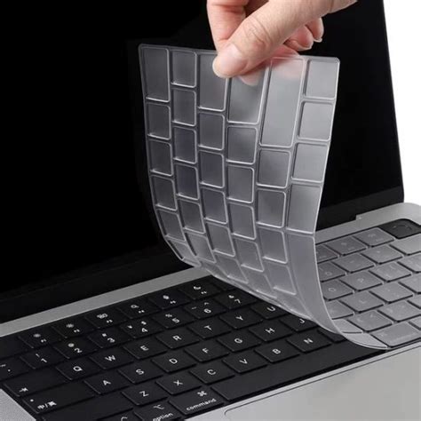 Premium Clear Keyboard Cover for MacBook Pro 14, 16 & Air M2 13.6” | RARO Tech