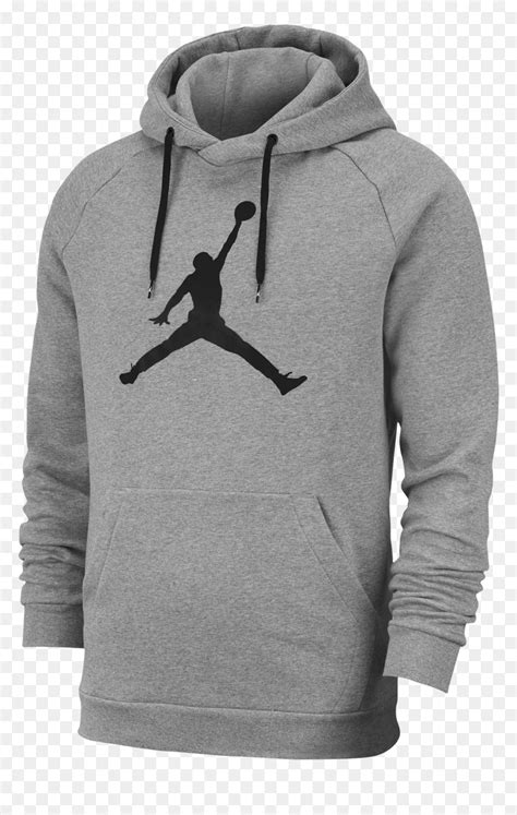 Air Jordan Jumpman Logo Hoodie - Jordan Hoodie Mens Grey, HD Png ...