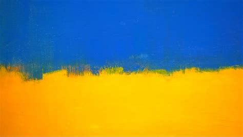 Blue Yellow Painting Rothko Kazoart - lacoquetteac