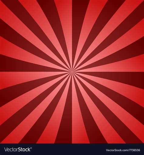 Dark red ray background Royalty Free Vector Image