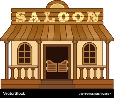 Western Saloon Cartoon