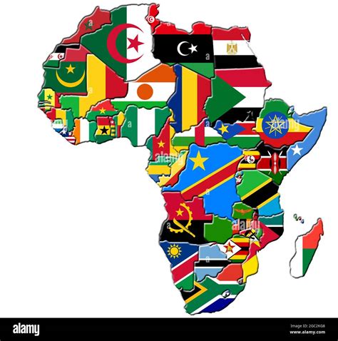 African Countries Flags