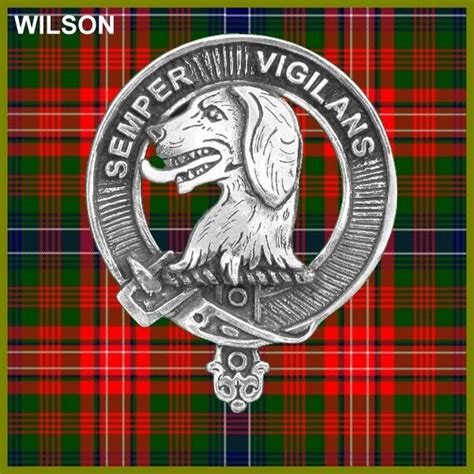 Wilson Clan Crest Scottish Cap Badge CB02