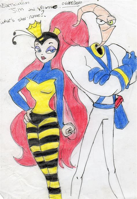 earthworm jim and princess - Earthworm Jim Fan Art (17299756) - Fanpop