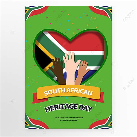 South African Heritage Day Green Festival Poster Template Download on ...