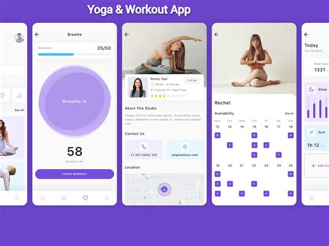 Yoga & Workout App by Expert Team on Dribbble