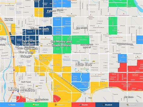 Tucson Neighborhoods Map