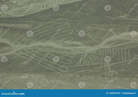 An Aerial View of the Nazca Lines Stock Photo - Image of journey ...