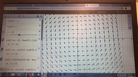 13.1 Vector Fields (video 3) Using Desmos.com to Visualize a Vector ...