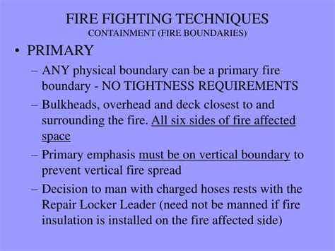 PPT - FIRE FIGHTING TECHNIQUES PowerPoint Presentation, free download ...