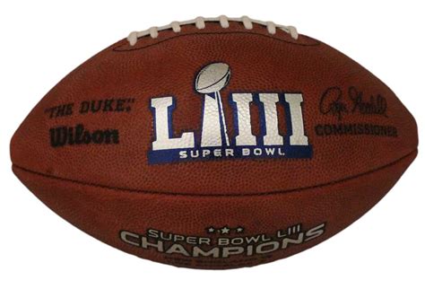 New England Patriots Super Bowl LIII Official Football New 29988 ...