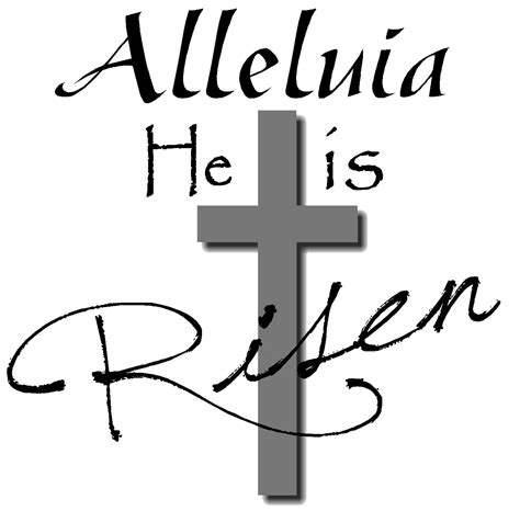 Easter Black And White Religious - ClipArt Best