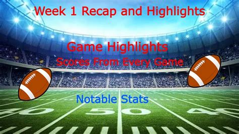 Must See NFL Week 1 Highlights || DeAndre Hopkins Toe Tap || Rookie Highlights || NFL Week 1 ...