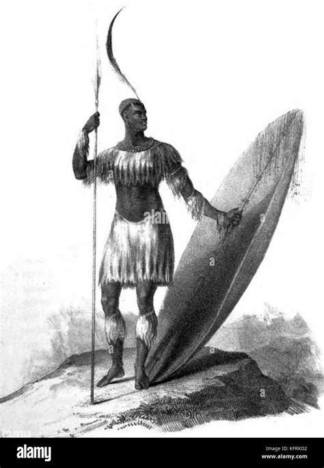 Shaka zulu Black and White Stock Photos & Images - Alamy