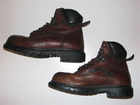 Red Wing Steel Toe Safety Leather Work Boots, Shoes s… - Gem