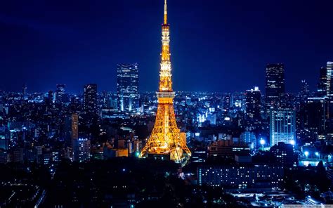 Tokyo Skyline at Night Wallpapers - Top Free Tokyo Skyline at Night ...