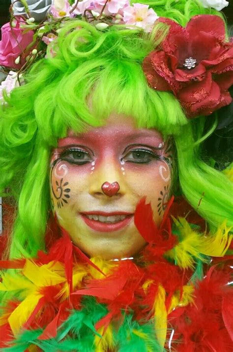 De 11de van de 11de....het carnavalsseizoen is weer begonnen. Geschminkt door www.kickenkitsch ...