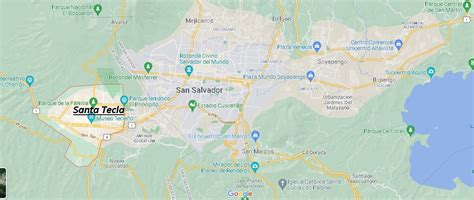 ¿Dónde está Santa Tecla (El Salvador)? Mapa Santa Tecla (El Salvador) - ¿Dónde está la ciudad?