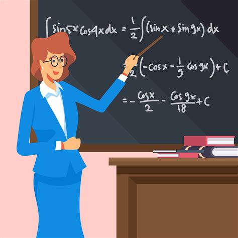 Female Math Teacher Clip Art