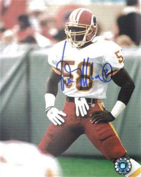 Wilber Marshall autographed 8x10 Photo (Washington Redskins)