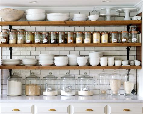 34 Beautiful Open Kitchen Shelves Ideas | Home Decor - Pandriva