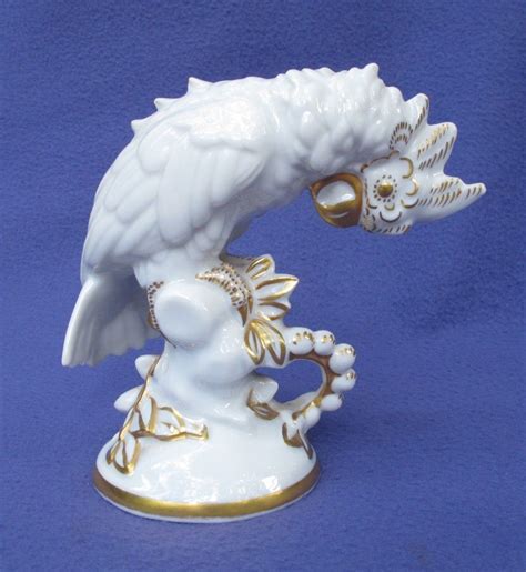 Art Deco Hutschenreuther Cockatoo Figurine from Germany | Art deco, Art, Figurines