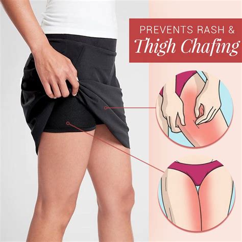 Anti-Chafing Active Skort in 2020 | Anti chafing, Thigh chafing, Chafing