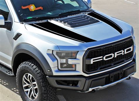 Ford F150 Raptor 2017-2018 hood graphics package kit decal sticker 2