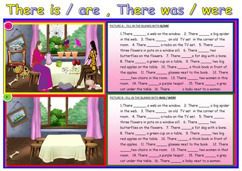 There is / are ,there was / were g…: Français FLE fiches pedagogiques pdf & doc