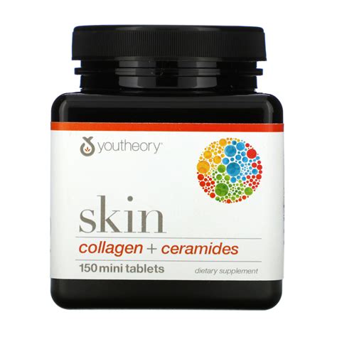 Youtheory, Skin, Collagen + Ceramides, 150 Min Tablets - iHerb