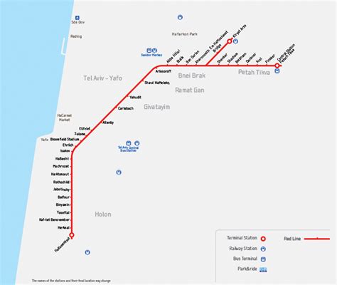 Tel Aviv Red Line ready for November opening - International Railway ...