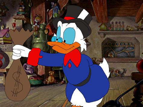 Scrooge McDuck got his bag of money by TomArmstrong20 on DeviantArt