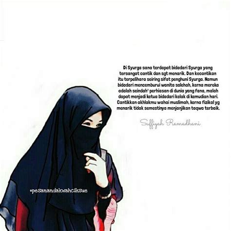 Gambar Kartun Muslimah Bercadar Bidadari Syurga | Kartun Muslimah