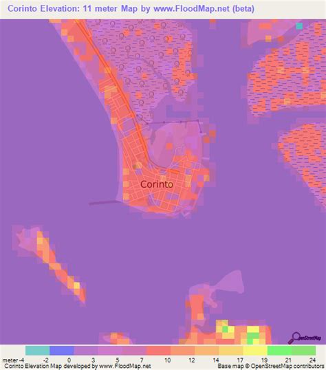 Elevation of Corinto,Nicaragua Elevation Map, Topography, Contour