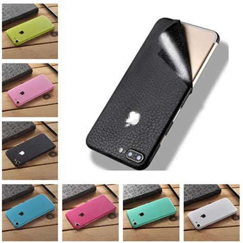 Leather Durable PVC Phone Stickers For iPhone 6 6S 7 8 Plus Back ...