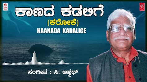 Kaanada Kadalige Karaoke Song | Kannada Karaoke | C.Aswath | Bhavageethe Karaoke Songs | Folk ...