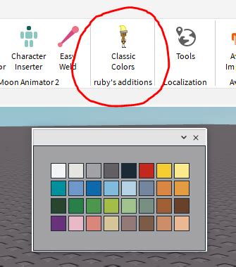 Feedback for an "old color palette" plugin - Creations Feedback - Developer Forum | Roblox