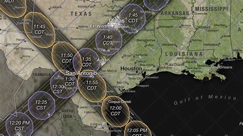 Solar Eclipse 2024 Path Of Totality Texas Map Live - Joyan Malvina