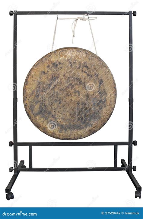 Gong isolated_m stock photo. Image of boom, band, disk - 27528442