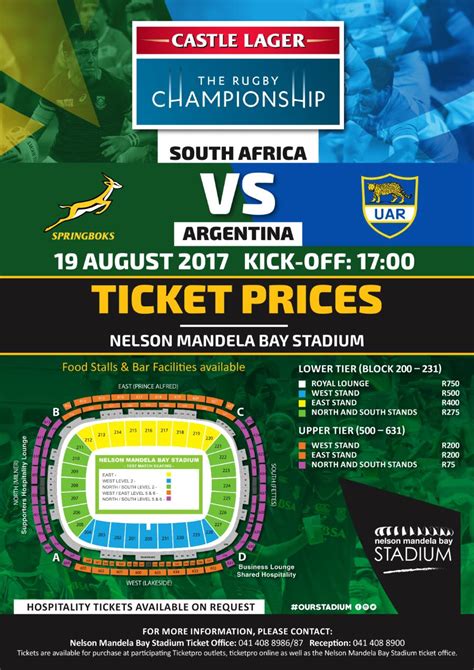 South Africa vs Argentina test tickets now available | 15.co.za ...