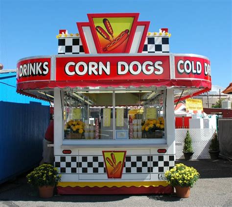 corn dog stand | Dog cold, Corn dogs, Carnival food