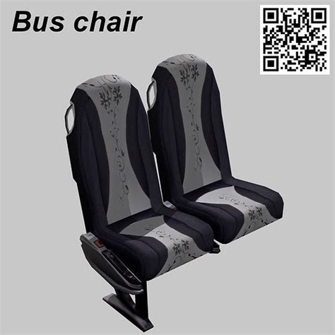 3D model Bus chair VR / AR / low-poly | CGTrader