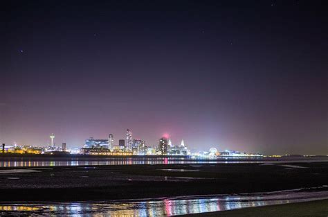 Liverpool waterfront colours of night Photograph by Spikey Mouse ...