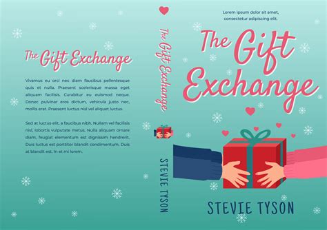 The Gift Exchange - Illustrated Winter Romance Premade Book Cover For Sale @ Beetiful Book Covers